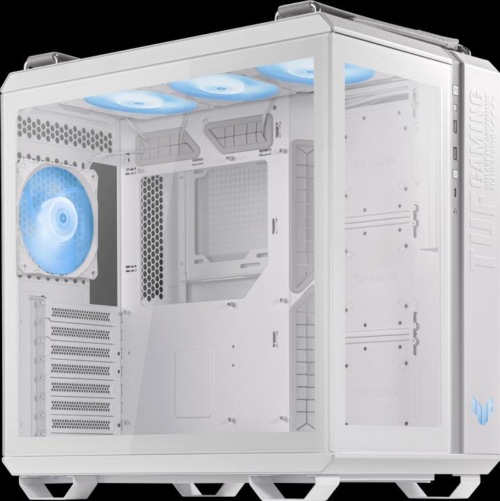 Actual product image ASUS Case TUF GT502 PLUS TG Gaming White (mATX, Mini-ITX, ATX)