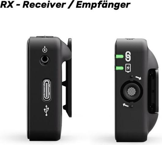 Produktbild RØDE Wireless ME mit Interview GO und Windschutz