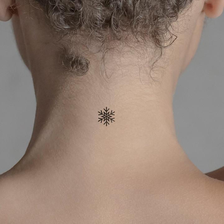 Produktbild minink Temporäres Tattoo – Schneeflocke