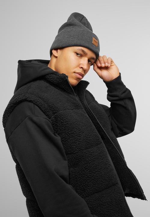 Image du produit Urban Classics Bonnet long Leatherpatch (Taille unique)