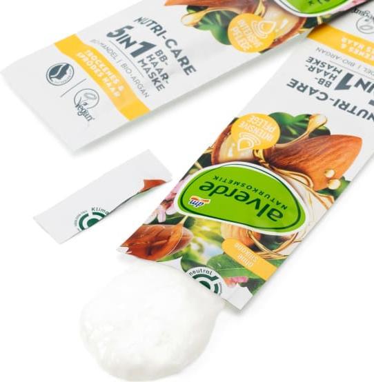 Image du produit dm alverde Masque capillaire Nutri-Care BB 5in1 amande bio, argan bio (20 ml)