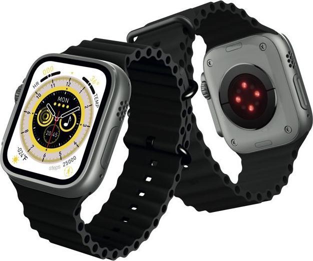 Produktbild Leicke APPLOID SMARTWATCH U8+ UltraMaxx IP67 + 2Wechselarmbaender (49 mm)