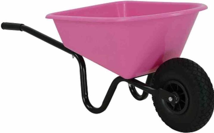 Actual product image FORT Children's wheelbarrow 20 l pink mounted with PU wheel
