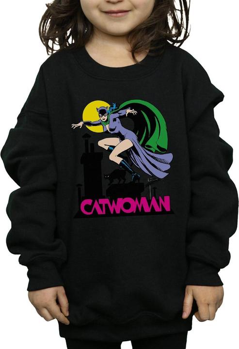 Immagine prodotto Catwoman Text Logo Felpa Ragazze (128)