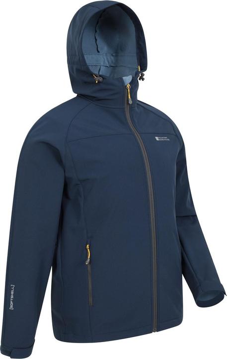 Actual product image Mountain Warehouse Mens Exodus Waterproof Soft Shell Jacket (XS)
