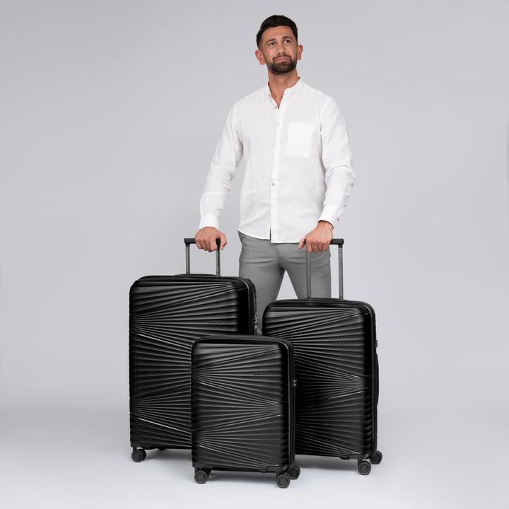 Actual product image Pactastic Collection 02 THE THREE SET 4 Rollen Kofferset 3-teilig (204 l, XL (from 140l))