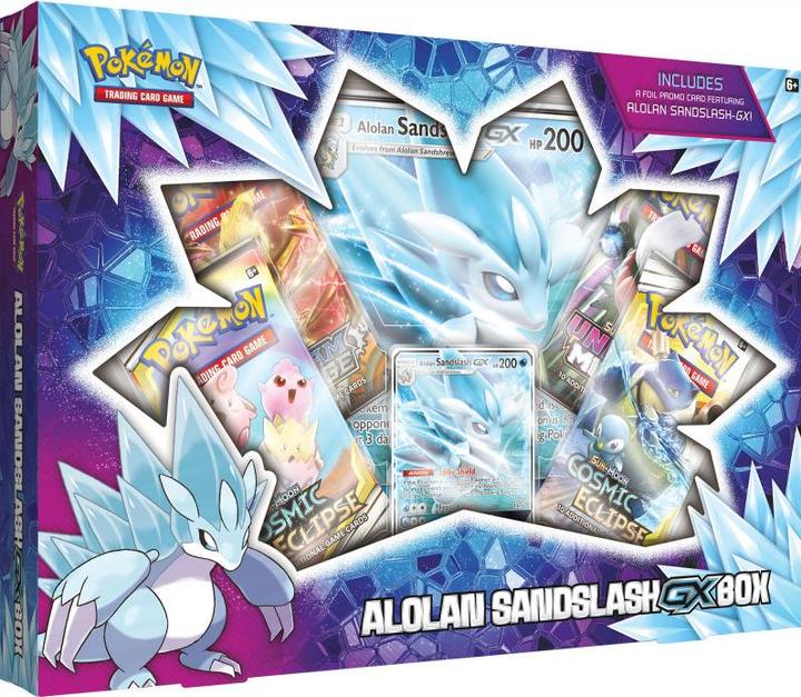 Actual product image Pokémon Alolan Sandslash GX Collection Box (English, Box Set & Collection)