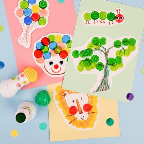 Image du produit Haku Yoka Dot Markers - 5 x Bright Colours (59CP233112) (5 x Couleurs vives, 18 mm, 5 x)