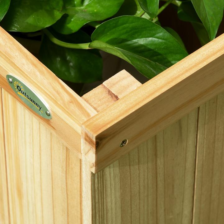 Produktbild Outsunny Paravent mit Blumenkasten