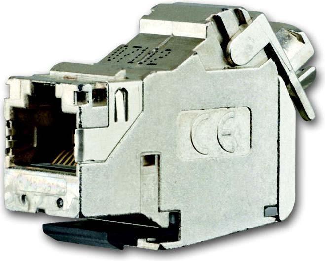 Busch-Jaeger 0230-0-0413 - RJ45 - Cat. 6A iso - Metallisch - Cat6a - 1 Stück(e)