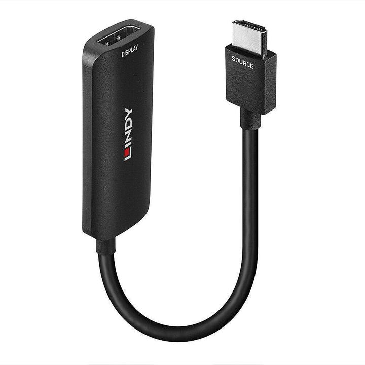 Immagine prodotto Lindy Convertitore da HDMI 4K60 a DisplayPort 1.2 Per collegare una sorgente HDMI a un display (HDMI, 15.70 cm)