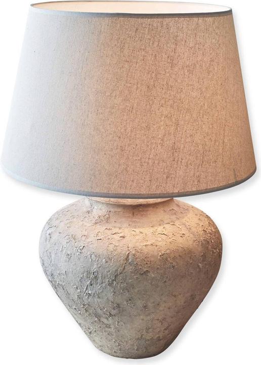 Actual product image Loberon Table lamp Bandol grey/cream (E27)