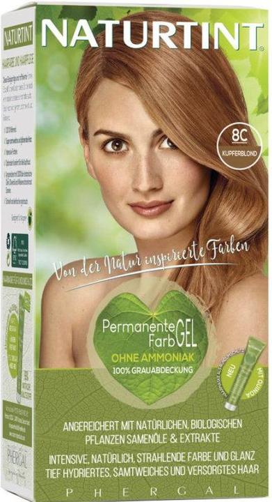 Produktbild Naturtint Permanentes Haarfarbegel 8C Kupferblond ohne Ammoniak (8C Kupferblond)