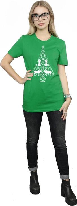Immagine prodotto Disney Frozen Christmas Tree Maglietta Ampia Donna (L)