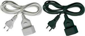 Actual product image Brennenstuhl Plastic extension cable 3m white H03VVH2-F 2x (3 m, CEE 7/16)