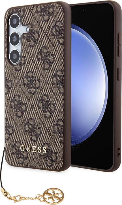 Image du produit Guess 4G Charms Case- marron (Samsung Galaxy S24+)