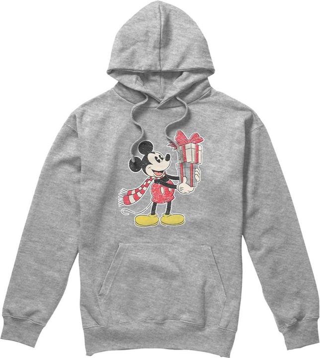 Actual product image Disney Mens Mickey Mouse Present Christmas Hoodie (M)