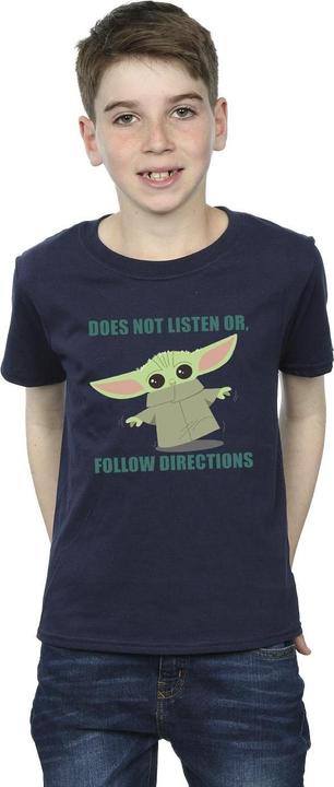 Produktbild Star Wars The Mandalorian Grogu Does Not Listen TShirt Jungen (104)