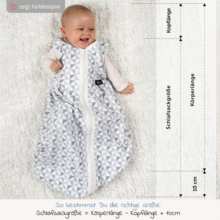 Actual product image Alvi Sleeping bags Ball sleeping bag Mäxchen Thermo with arm - Baby Forest (90 cm)
