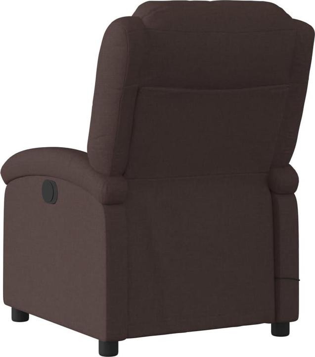 Immagine prodotto VidaXL Sedia da massaggio in tessuto marrone scuro,Colore: Marrone scuro,Materiale