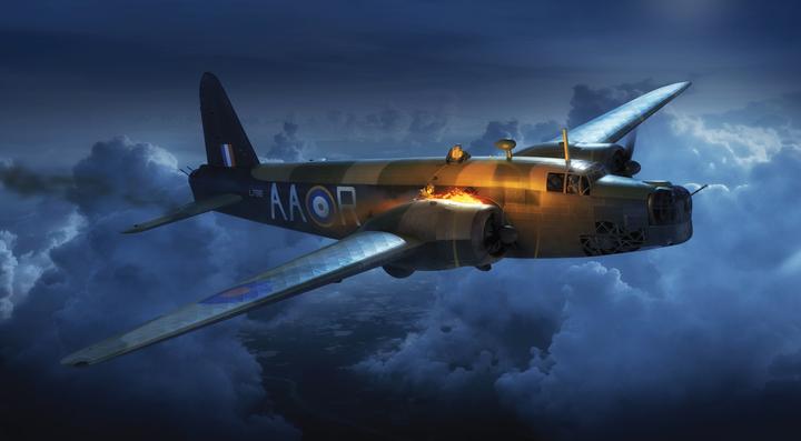 Actual product image Airfix Kit Vickers Wellington Mk.1A/C 1:72