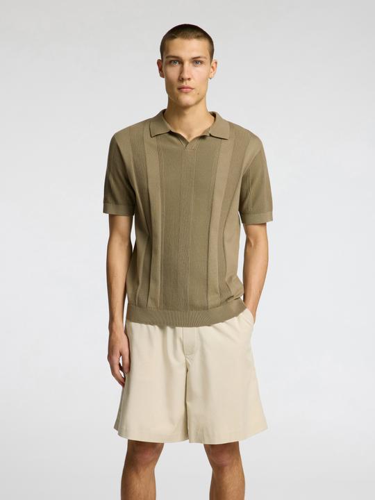 Produktbild Selected Homme Kurzarm Polohemd aus Strick (M)