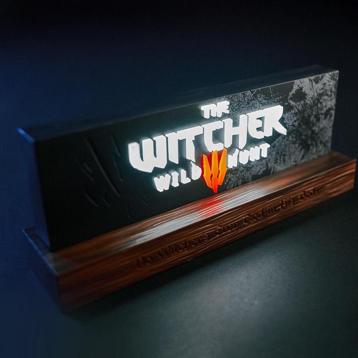 Actual product image Neamedia Assassin's Creed LED-Light Wild Hunt Logo 22 cm