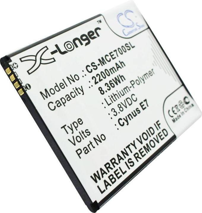 Produktbild AccuCell Akku Mobistel Cynus E7, BTY26193