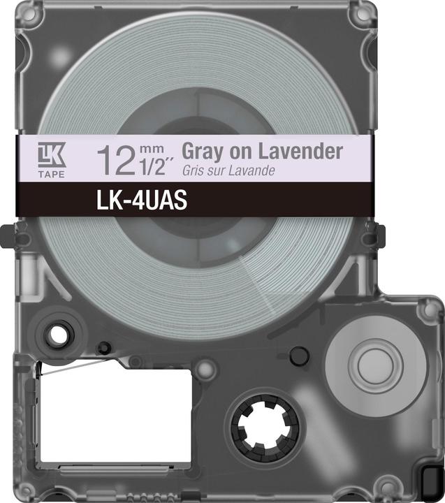 Produktbild Epson Soft Purple/Gray 12mm LK-4UAS (1.20 cm, Violett)