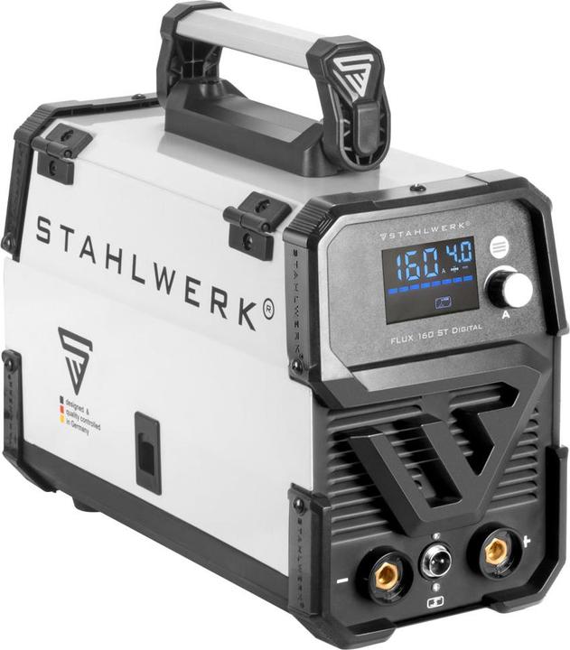 Actual product image Stahlwerk FLUX 160 ST Digital welding machine with 160 A, synergic wire feed