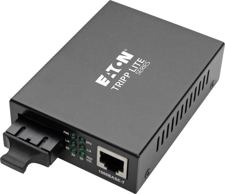 Produktbild Eaton Gigabit Multimode Fiber to Ethernet Media Converter 10/100/1000 SC International Pow