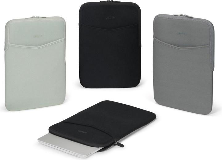 Actual product image Dicota Sleeve Eco SLIM S, silver sage (13", Microsoft) (13", Microsoft)