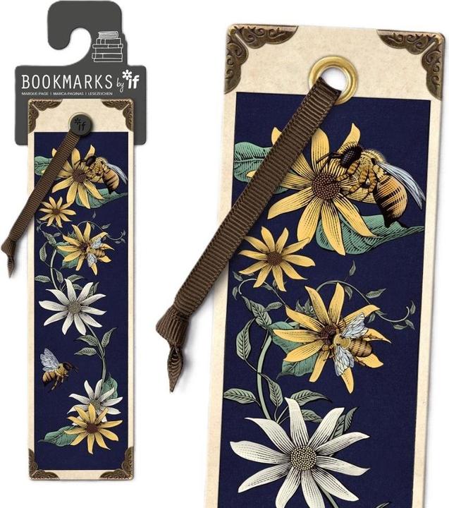 Produktbild IF Vintage Lesezeichen - Bienen und Blumen