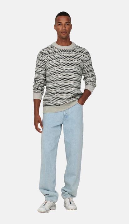 Produktbild Only & Sons ONSMUSA REG 3 STRUC CREW KNIT Strickpullover (XL)