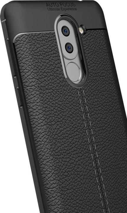Actual product image König Design Huawei Honor 6X Mobile Case Protection Case Back Cover Silicone Bumper Shell Black (Fee 6X)