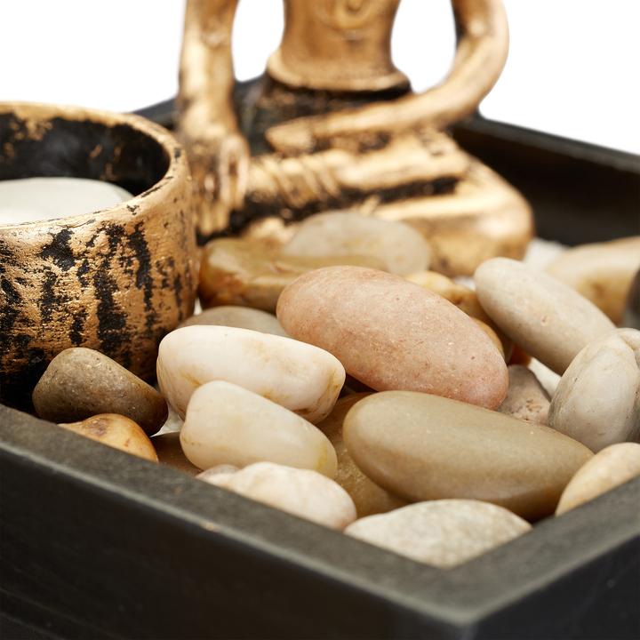 Actual product image Relaxdays Zen Garden Buddha Statue