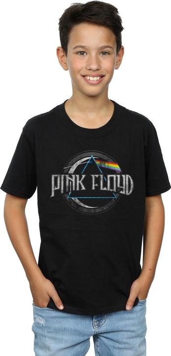 Actual product image Pink Floyd Boys Dark Side Of The Moon Circular Logo T-Shirt (128)