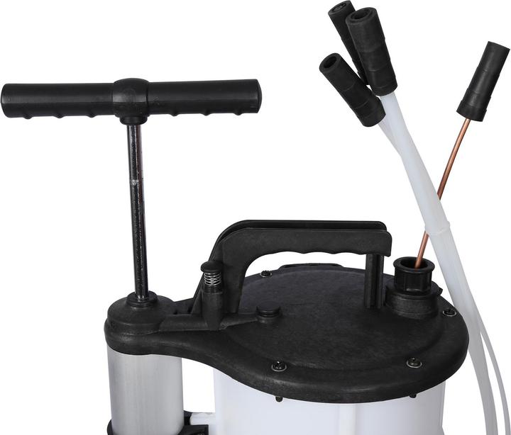 Image du produit Wiltec Pompe manuelle d’extraction Huile Réservoir 9 litres Pompe à vide Aspiration Liquides Vidange Moteur