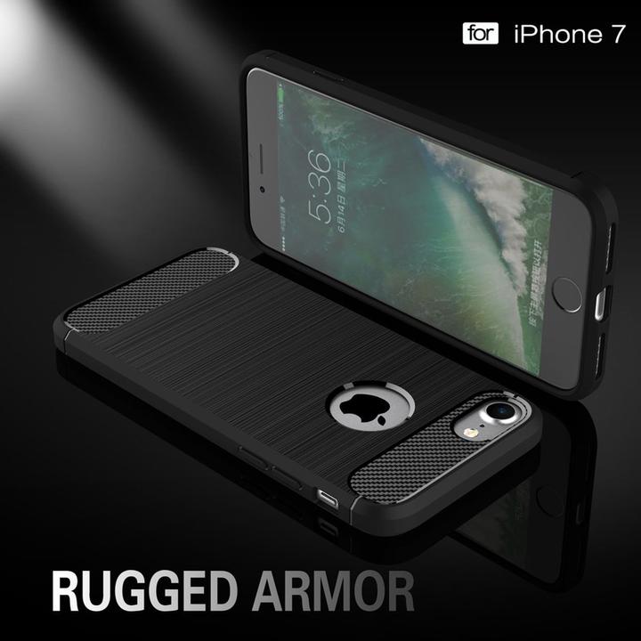 Produktbild König Design Apple iPhone 7 Hülle Case Handy Cover Schutz Tasche Schutzhülle Bumper Etui Blau (Apple iPhone 7)