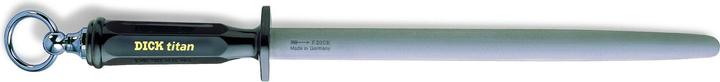 F. Dick Dick Wetzstahl Titan, DICKORON (30 cm, 3x härter als Standard, hygienischer Kunststoffgriff, Oval) 7
