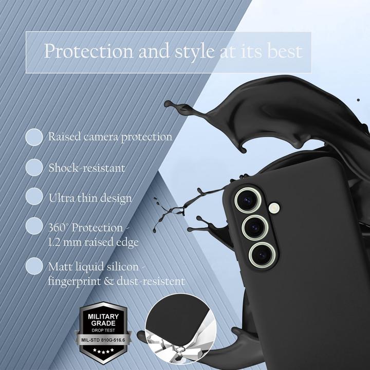 Image du produit Cadorabo Coque pour Samsung Galaxy S24 FE TPU Liquid Silicone Case (Samsung Galaxy S24 FE)