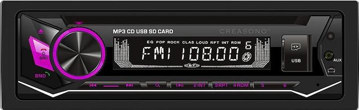 Produktbild Creasono MP3-Autoradio, CD, Bluetooth