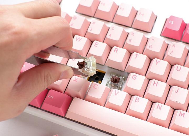 Immagine prodotto Ducky Tastiera da gioco One 3 Gossamer TKL Pink - MX-Brown (USA) (US, Cablato)