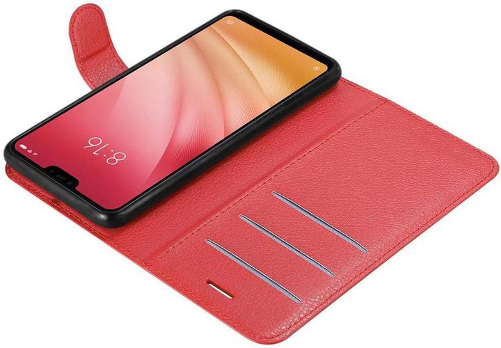 Actual product image Cadorabo Book with stand function cover (Mi 8 Lite)