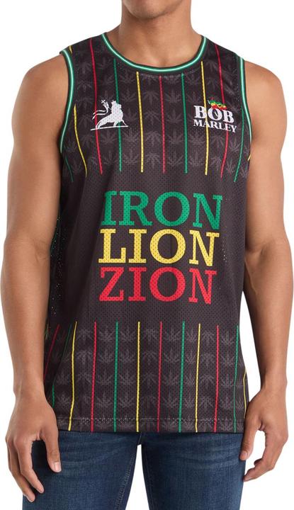 Immagine prodotto Amplified Maglia da Pallacanestro Bob Marley Uomo (L)