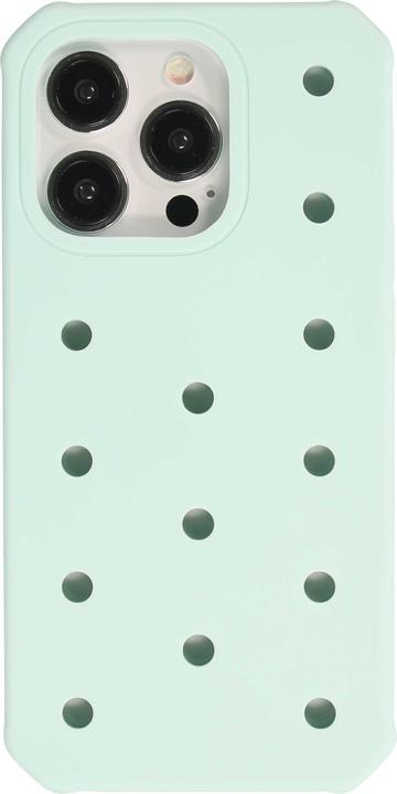 Immagine prodotto PhoneLook Coperchio Coperchio in silicone spesso con fori per adesivi Turchese (Apple iPhone 15 Pro)