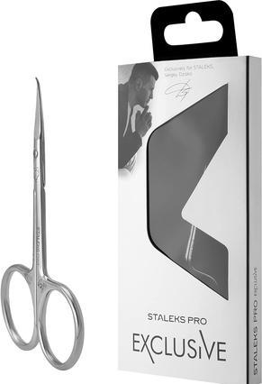 Staleks Forbici per cuticole con punta ricurva Esclusivo 23 Tipo 2 Magnolia (Cuticola professionale)