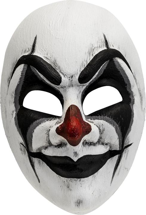 Actual product image Widmann Commedia Dell'Arte Mask Clown Mask Black White