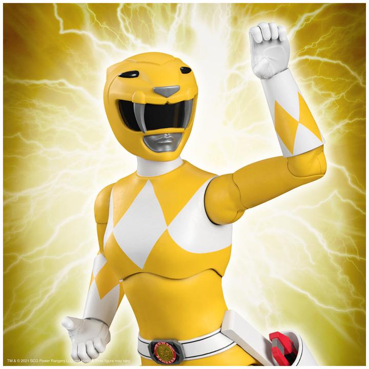 Produktbild Super7 Mighty Morphin Power Rangers figurine Ultimates Yellow Ranger 18 cm