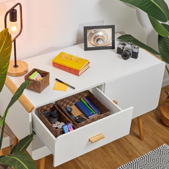 Actual product image Relaxdays 4x storage basket (1 x, 23.5 x 23.5 x 8.5 cm)
